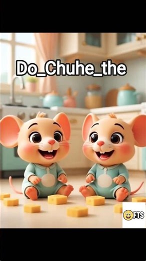 “Do Chuhe The Mote Mote 🐭🐭 | Hindi Kids Rhyme | Cute Cartoon Song”