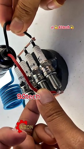 Generate Free Electricity with Spark Plugs and Copper Coils