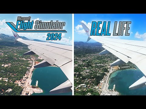 Microsoft Flight Simulator 2024 (FS2024) vs Real Life | Corfu Takeoff