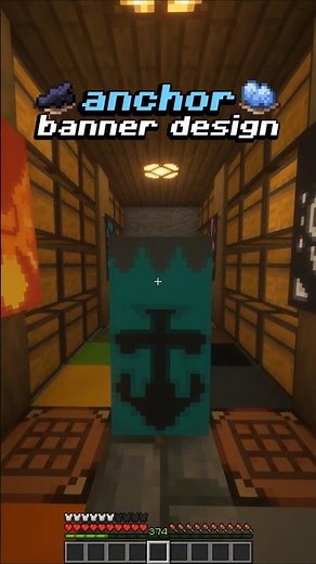 ⚓Anchor Banner Design⚓ #minecraft #banner #tutorial