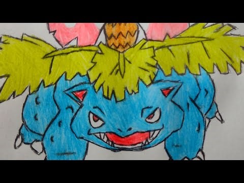 How to Draw Venusaur | Pokémon Drawing Step by Step 