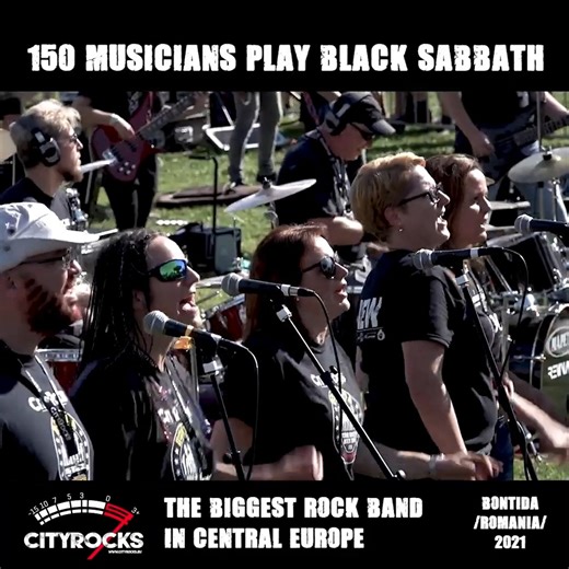 169K views · 4.9K reactions | Black Sabbath - Paranoid (Cover by 150 Musicians of CityRocks) | Metal Covers Promotion | Facebook