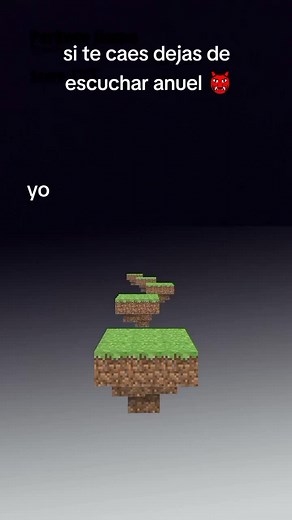 Floating Minecraft Platforms in Dark Space