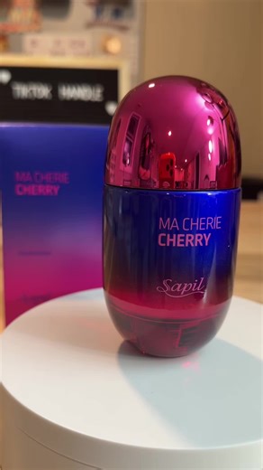 Sapil Ma Cherie Cherry EDP — cherry, soft florals & creamy vanilla that stay smooth and magnetic all night long 🍒✨ The sweet romantic mood fragrance for date nights, evening outings & unforgettable moments. Free shipping! Tap the orange cart! 🛒 #PerfumeTok #FragranceTok #DateNightPerfume #CherryVanilla #tiktokmademebuyit