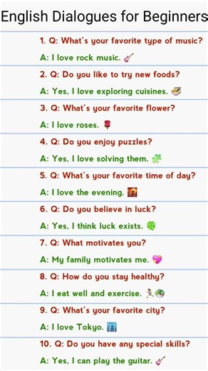 English Dialogues for Beginners #LearnEnglish #ESL