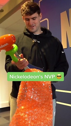 Daniel Jones Scared of Slime Prank - NFL NVP