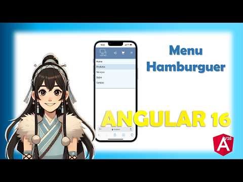 Menu Responsivo (Menu Hamburguer) em Angular 16.x
