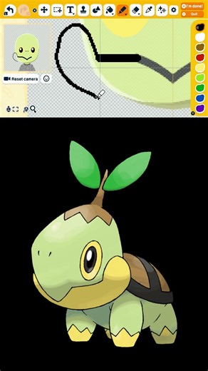 How to make Turtwig from Pokemon #turtwig #pokemon