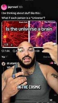 Is the universe a brain? Or does it just solve the same problems in similar ways? #science #space e