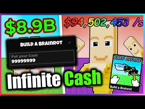 [💸INF] Build a Brainrot Script - Infinite Cash