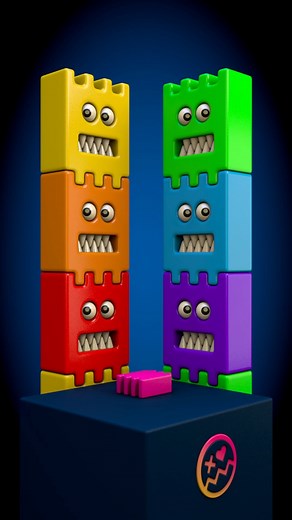 11K views · 55 reactions | Hunger Games — Block Edition ⚔️ In the world of the Block Monsters, hunger is the only law. Two groups of blocks have built their towers next to each other. They are the same kind of blocks, but they don’t know it. They only see each other as potential prey. ⚔️ #animation #3danimation #3dartist #thelovelyhorrorshow | The Lovely Horror Show | Facebook