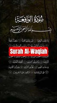 Surah Al-Waqiah by Fakhrul UNIC/Mishary rashid alafasy/surah al-waqiah/surah waqiah/سورة الواقعة🔥