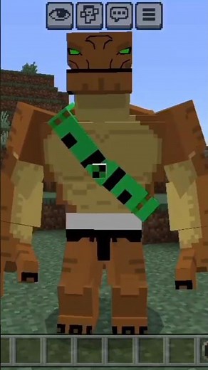 Minecraft Ben 10 powerful alien Minecraft pocket edition #minecraft #shorts