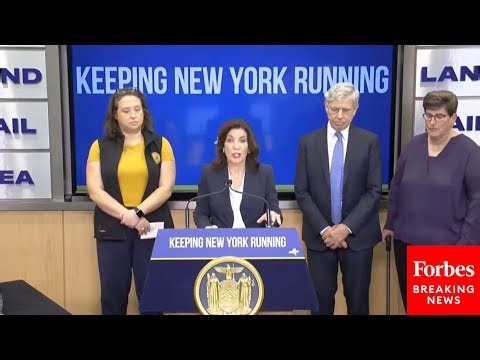 JUST IN: New York Gov. Kathy Hochul Details Plans For Possible Dockworkers Strike