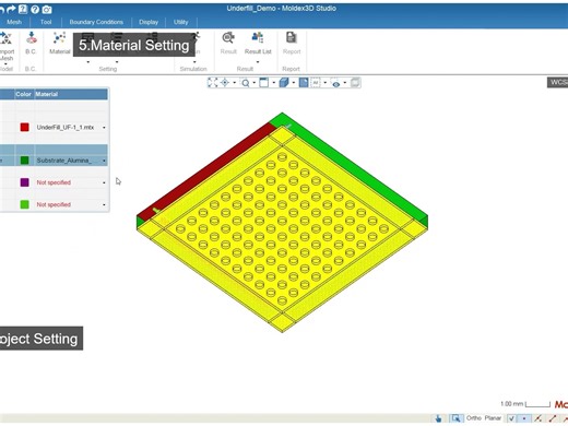 Moldex3D芯片封装灌胶大揭秘