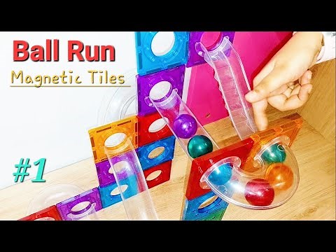 How To Build Marble Run with Magnetic Tiles Part- 1 I Magnet Tiles Ideas I Learning I Play I Fun Toy