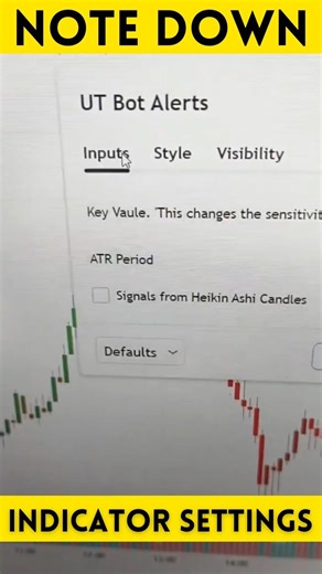 UT BOT ALERTS INDICATOR #banknifty #nifty #intraday #sharemarket #short | Kunal Nalawade