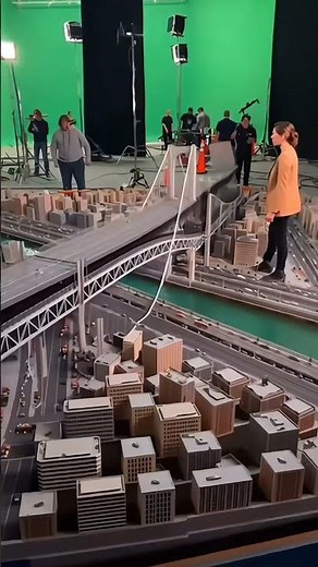 Behind the Scenes : Maket Set Massive Bridge Destruction