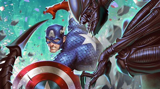 Comic Book Preview – Alien vs. Captain America #4