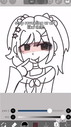 ‼SARCASM‼️ idea for revealing ur art! #art #ibispaintx #drawing #digitalart #fy #artist #tutorial