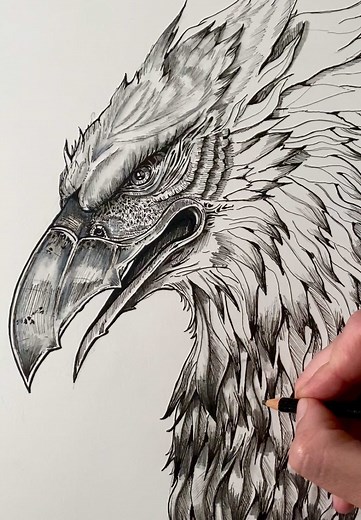 Exploring Fantasy Art with Griffin Illustrations