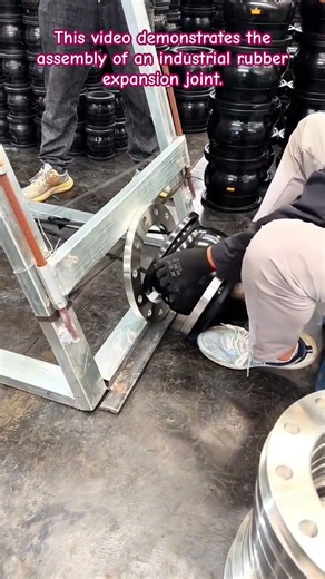 Built for Pressure: Assembling Industrial Rubber Expansion Joints #Engineering #Industrial