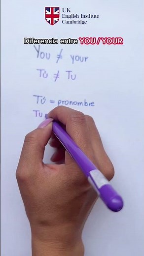 Diferencia entre YOU/YOUR