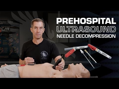 Learn How to Use Prehospital Ultrasound- Needle Decompression #pocus #prehospitalcare
