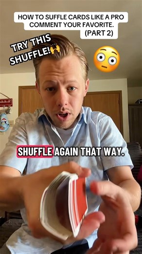 3 Ways To Shuffle Cards Like a Pro (Part 2) You won’t believe the last one #tricks #secrets #shuffle