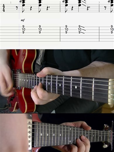 Guitar Tab Rock Around The Clock by Bill Haley And His Comets #RiffOfTheDay #guitartabs #1950s #howto