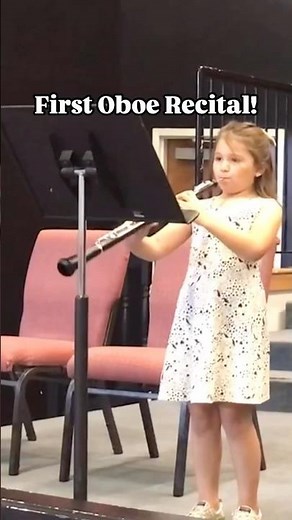 First Oboe Recital -- talented young oboist