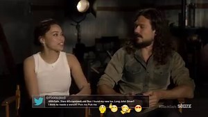 Thanks to all you thieves for tweeting to our Black Sails cast. Hope you enjoy watching as much as they did reading them. | Black Sails