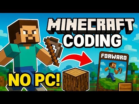 Minecraft Coding Game WITHOUT Screens! | Fun Offline STEM Activity for Kids