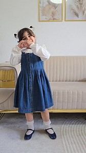 14K views · 5.6K reactions | شورأيكون بالاوتفيت؟曆 Style your little one in the cutest outfits from Boden! Tight-fitting long pajamas (Size 122) Apron dress with full button placket (Size 116) Top with eyelet embroidery & heart trim (Size 122) Mary Jane shoes (Size 29) Click the link in bio to enjoy 20% OFF on New In Childrenswear! #Boden #KidsStyle #ModelLayan #PatPatCode #layan15 | Modellayan2 | Facebook