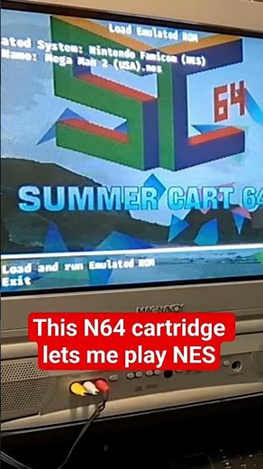 Playing roms on my Nintendo 64?! #gaming #n64 #hacks