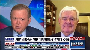 Presidential Harassment: Newt Gingrich condemns the left-wing media and Deep State for their attacks against President Trump. #AmericaFirst #MAGA #Dobbs | Lou Dobbs