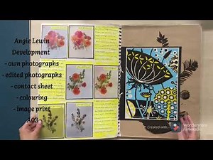 Grade 9 Natural Forms substantial project for Unit one