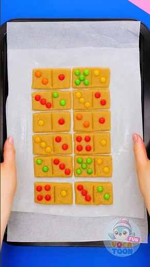 🍫 Delicious Domino Cookies! Mommy’s Special Recipe! 🍪😋