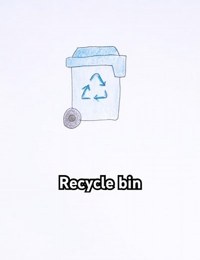 Let’s Draw a RECYCLE BIN! ♻️