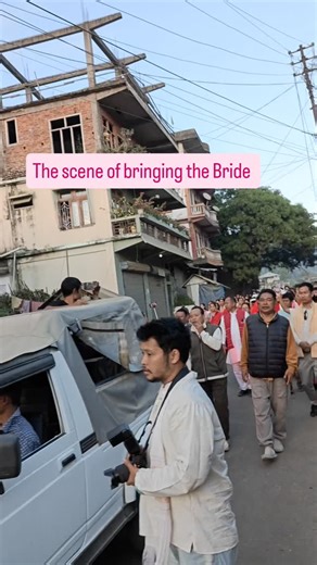 Nothun Dhamei on Instagram: "Chakma Weeding 😊 The scene of bringing the Bride 👩‍❤️‍👨 #chakma #weeding"
