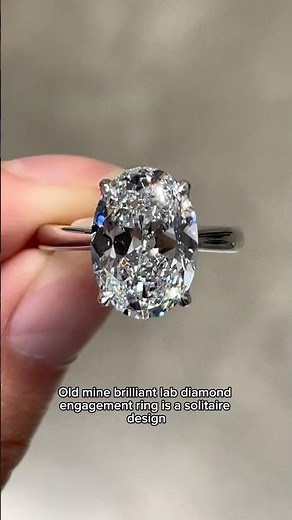 Old mine brilliant #diamond engagement ring 💕