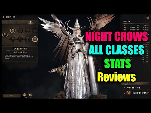 Night Crows All Classes & Stats Reviews