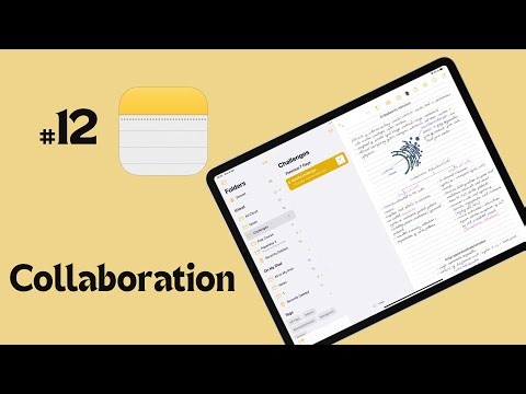 #12 Apple Notes (iPad): Collaboration for Beginners