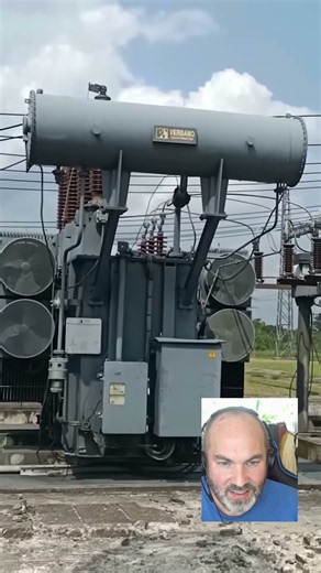 Power Transformer Energization (Loud Sound Warning!) #engin #engineering #highvoltage