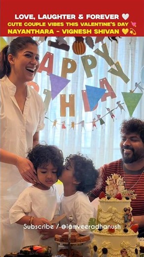 😍❤️ Nayanthara - Vignesh Shivan 💞 Valentine's Day Vibes 🎉 #couple #family #love #trending #shorts
