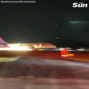 6.6K views · 19 reactions | A FedEx plane circled before crash-landing and skidding off the end of the runway before coming to a stop, fire officials said. | The Sun | Facebook