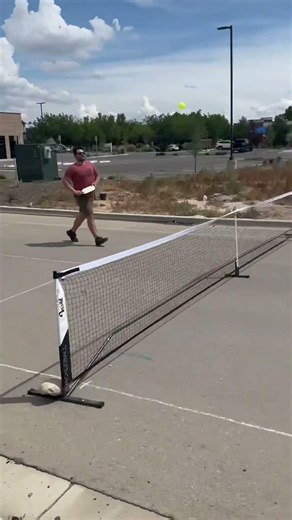Overview and set up example of portable pickle ball set | VSSAL