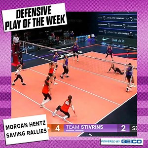 When Morgan Hentz is on the floor, you can't choose just one play to highlight. #BeUnlimited | Powered by GEICO | Athletes Unlimited