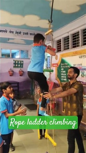 rope ladder climbing #activity #school #education #governmentschool #art #thriller