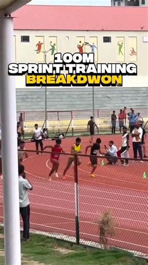 100m sprint training breakdown #athletics #athlete #trackandfield #shortvideo #shorts